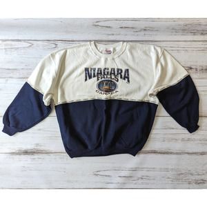 Cityscape Niagara Falls Tourist 90's Sweatshirt sz XL